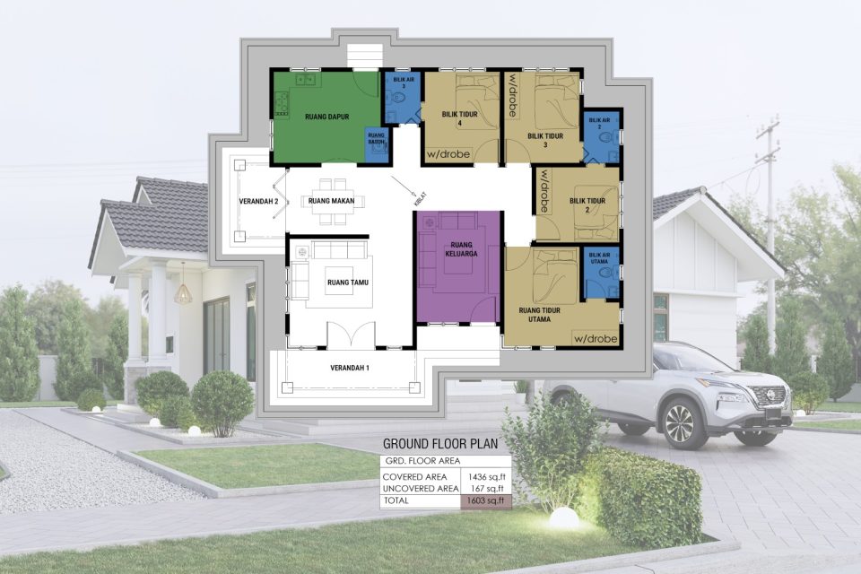 B1-144A Floor Plan