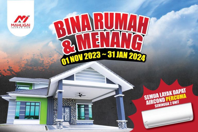 Year End Sales 2023! Bina Rumah & Menang !