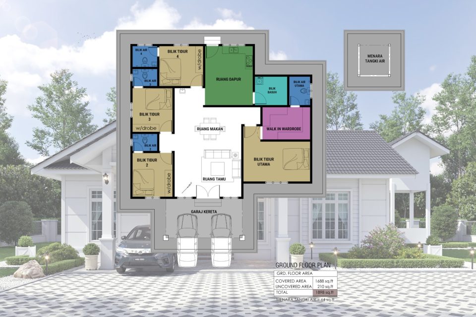B1-129A Floor Plan