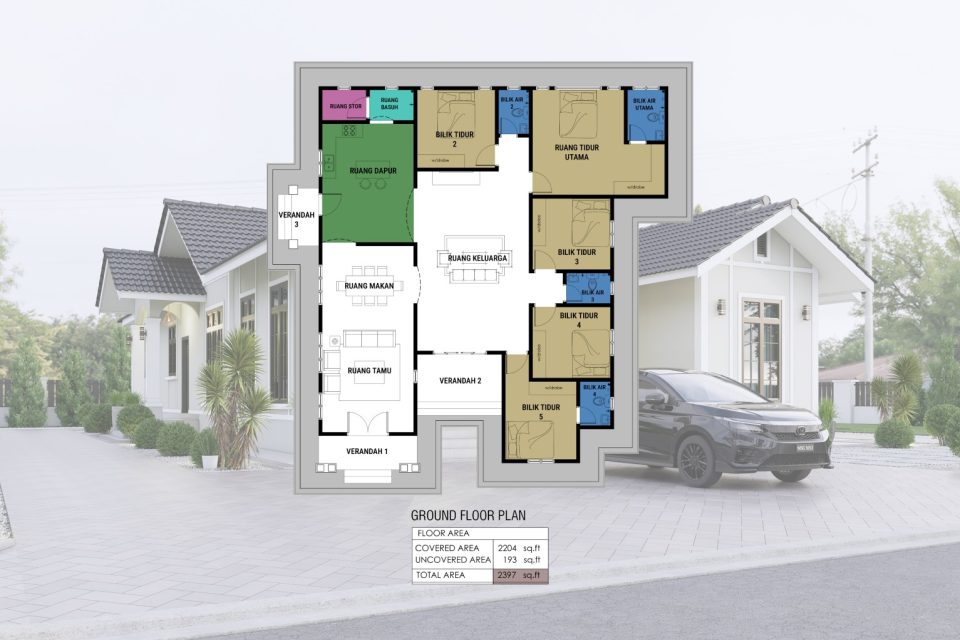 B1-132A Floor Plan
