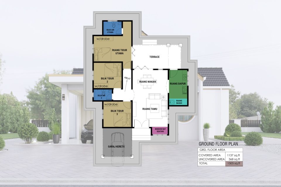 B1-136A Floor Plan