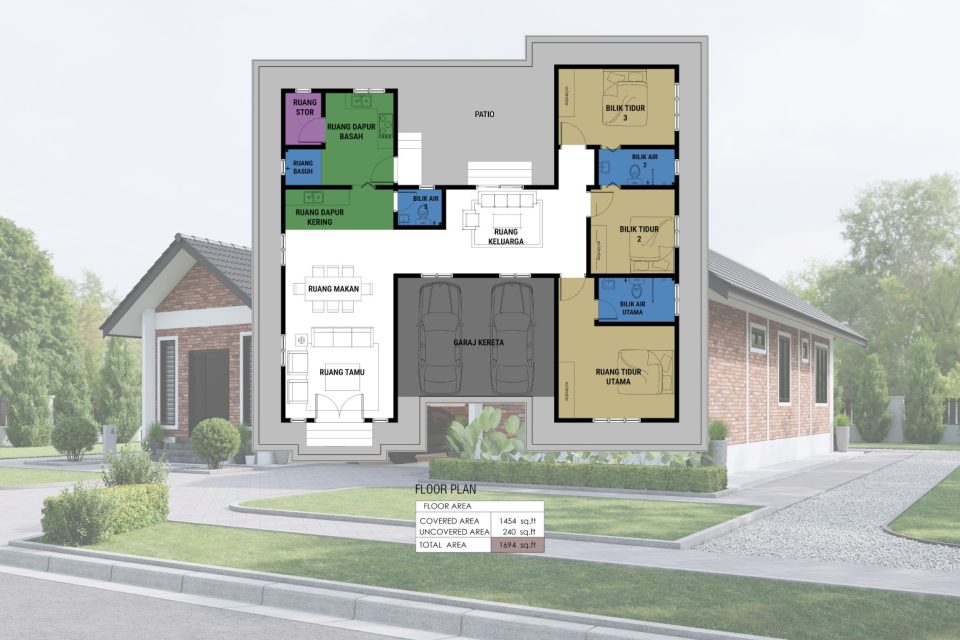B1-146A Floor Plan B1-146A